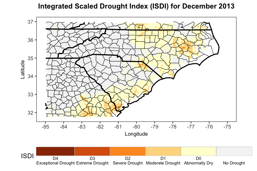 integrated drought scale index map 2