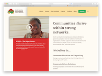 thumbnail of the North Carolina Environmental Justice Network website