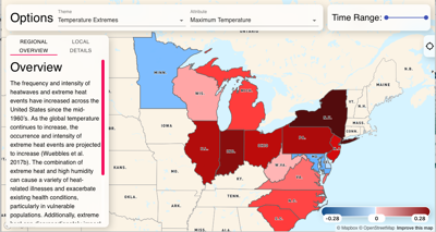 screenshot of the Hazard Mitigation tool